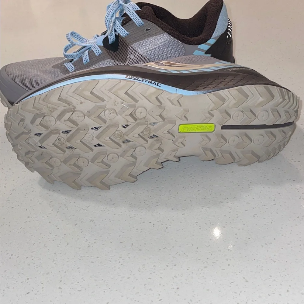 Saucony Women's Athletic Shoes in Gray and Light Blue - Picture 2 of 6